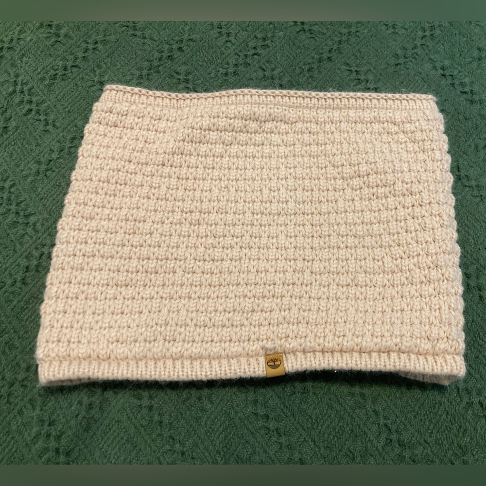 Timberland Cowl Pink Knit Fleece Scarf
